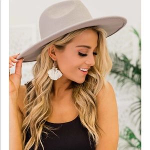 Pink Lily for Next Time Grey Hat